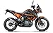 Decorazione (adesivo) per KTM Adventure 390 2020-2022 (arancione)