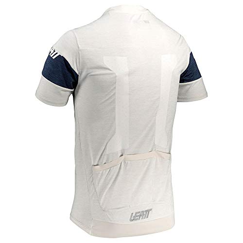 Leatt Maillot MTB 1.0 Zip Giacca a Vento, Grigio
