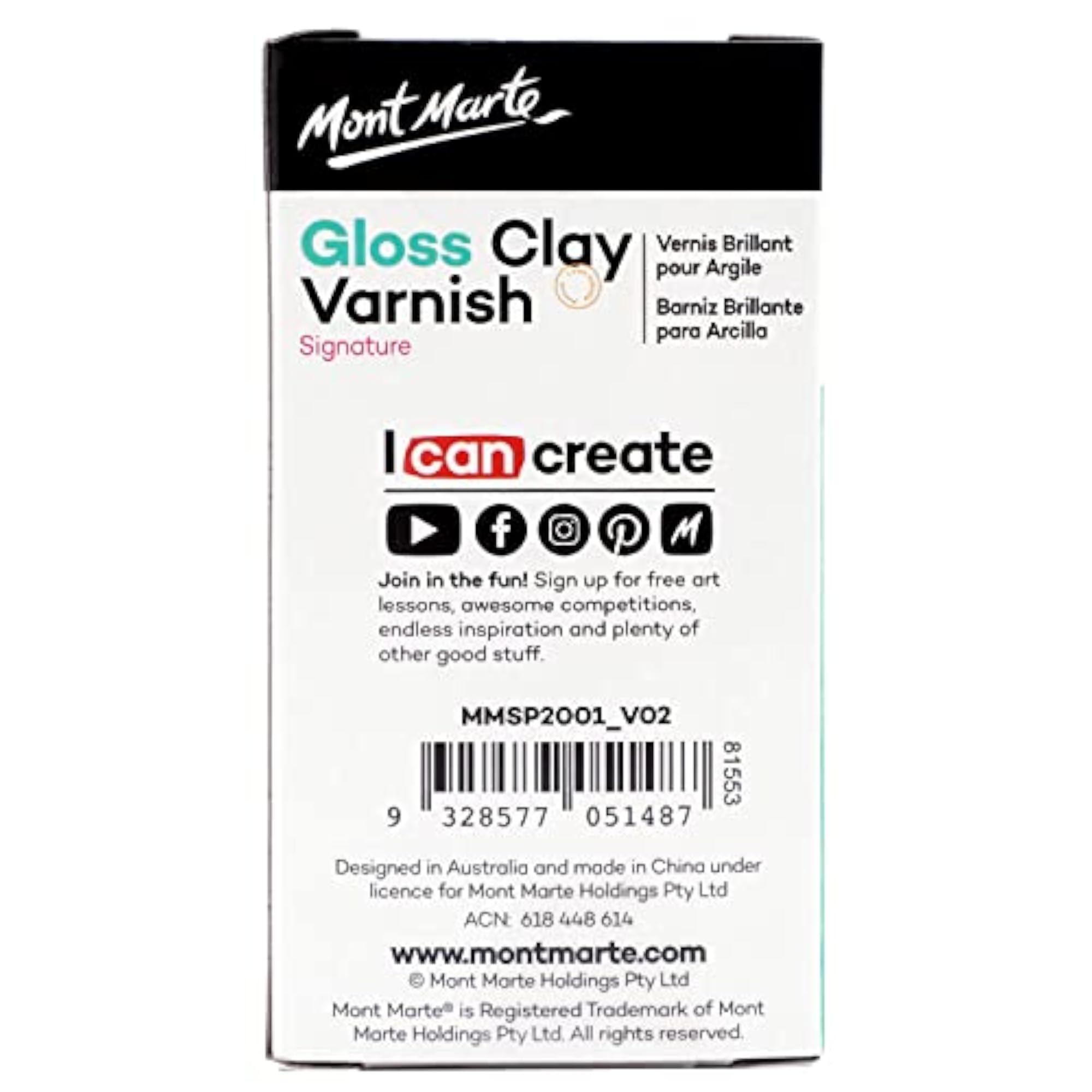 Clay Varnish Gloss, 500ml