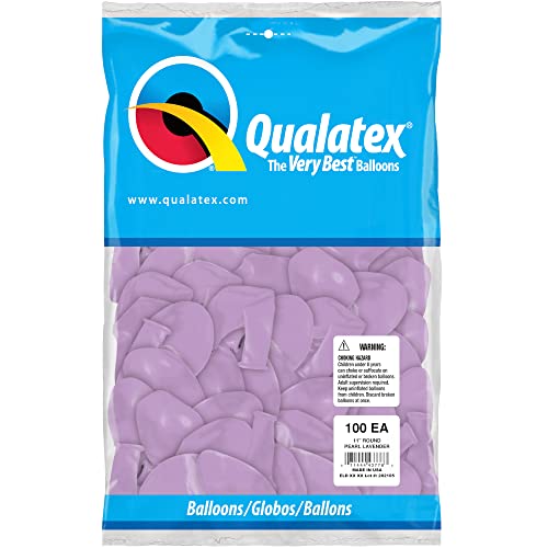 Image of Qualatex 11 inch Lavender Pearlized Balloons (100ct)