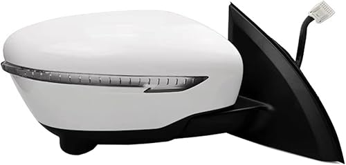 Miniatura 7 de Car Side Rear View Mirror Assembly With Camera Compatible For Nissan X-trail 2014 2015 2016 2017-2020 Power Folding Flash Warning Light (Color  13