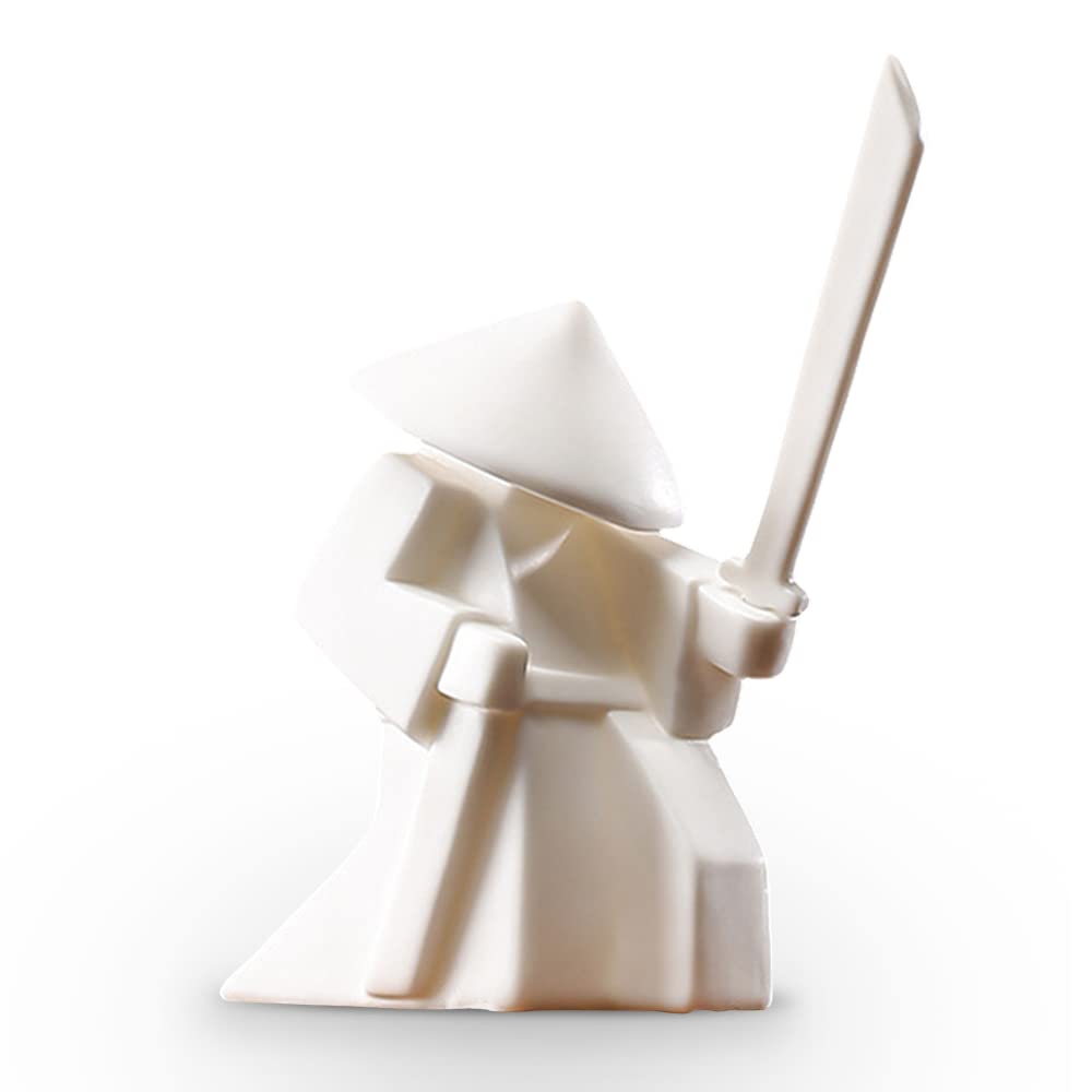 Figurine Samourai Figurine Statue En Résine Bronze Japonais And Similar Items Collection Feves