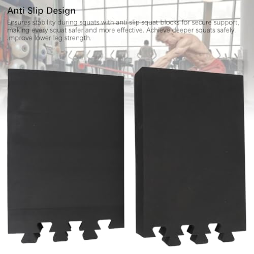 Kit 2 bloques inclinados para sentadillas y estiramiento miniatura 4