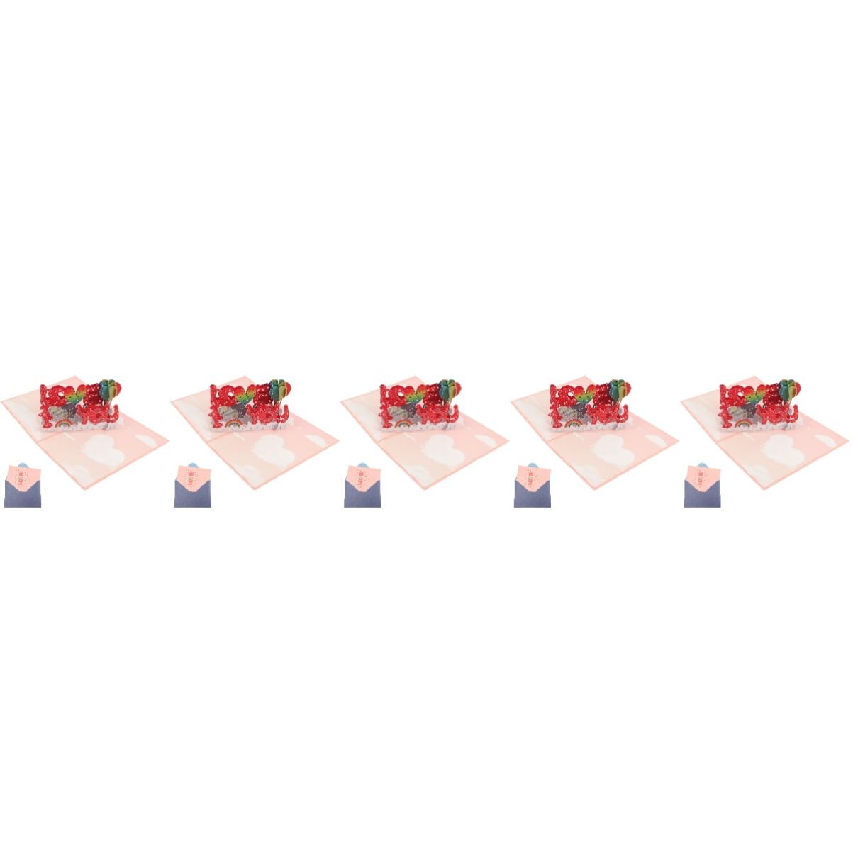 Operitacx 5sätze Grußkarten Für Valentinstag Hochzeitstag Muttertag Kreative Papierkarten Mit Love You Design Für Besondere Anlässe Langlebig Und Ansprechend