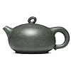 Teekannen Lila Sand Chinesisches Kung Fu Teeset Haushalt Kleine Teezeremonie Zubehör Wasserkocher Mit Kleiner Kapazität (Color : Green, Size : 280ml)