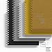 Binditek 50 Pack Double Loop Wire Binding Spines, 9/16 Inch Binding Wire for Letter Size, 3:1 Pitch, 120 Sheet Capacity, 32-Loop, 5 Assorted Colors (Black, Gold, Silver, White, Rose Gold), Gifts
