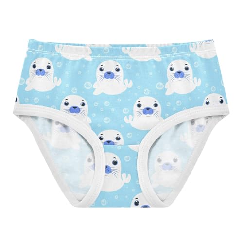 Ocean Seal Blue Toddler Girls's Underwear 2T 2302856
