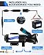 YUCHENGTECH 12V Zerkleinerungspumpe 12GPM Selbstansaugende Schmutzwasserpumpen,45L/min 144W, Fäkalienpumpe 12V mit Zerhacker RV Abwasserpumpe für Wohnmobil, Marine, Yacht,Boot
