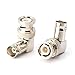 THE CIMPLE CO BNC Elbow Male Female Adapter, 90 Degree Angle, 4 Pack, UL Listed