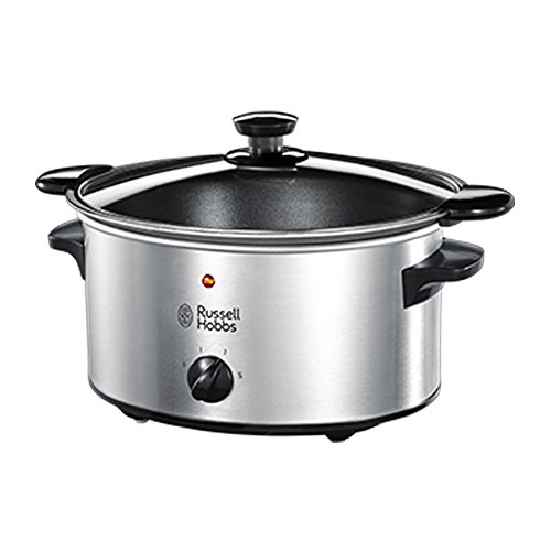 Russell Hobbs Cocina lenta 23200, 3.5 I - acero inoxidable, color plateado