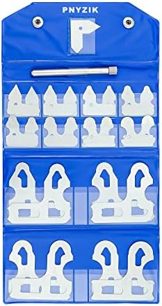 25 PCS Radius Gauge Set 1/64" - 1/2" with Holder, Stainless Steel Radius Measuring Tool