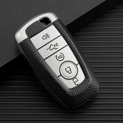 Funda para mando Ford contra caídas y arañazos de 5 botones plata