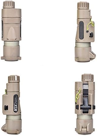 ArmorMason 200 Lumen Picatinny Mount LED Weapon Light with IR Filter (Tan)