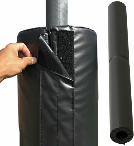 Manchon de protection pour poteau de basket-ball enveloppant imperméable grand format