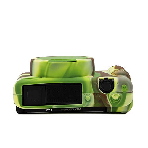 Rieibi ZV-1 Case, Soft Silicone Protective Case for Sony ZV-1 ZV1 Digital Camera, Lightweight ZV1 Camera Case - Camouflage - Image 3