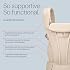 Ergobaby Omni Deluxe Baby Carrier for Newborn to Toddlers 0-48 Months (7-45 lbs) - 4-Position 100% Premium Cotton Baby Carrier with Ergonomic Support, Storage Pockets, and Sun Hood - Camel