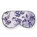 Maxfeel 100% Pure Silk Eye Mask Sleep Eye Mask Eye Cover Eyeshade Sleeping Eye Mask Printed Colors (#11)