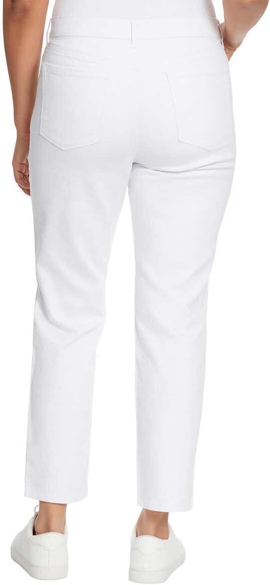 Ella Moss Women's Mid Rise Slim Straight Ankle Jeans - Image 3