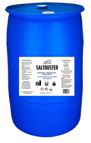 SALTBUSTER Woolwax Road Salt & Brine Remover/Neutralizer for Auto & Trucks & Marine. PH Neutral Formula