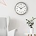 La Crosse Technology Wall Clock, Metal, 16-inch Dia. (WT-3161WH)