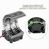 Dilwe radiateur ventilateur 5 V moteur 540/550 échelle 1/10 photo 4