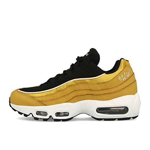 Nike Damen WMNS Air Max 95 Lx Laufschuhe, Mehrfarbig (Wheat Gold/Wheat Gold/Black/Guava Ice 701), 38 EU