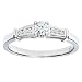 Produktbild Naava Damen-Ring 9 Karat 375 Weißgold 39 Diamanten Gr. 56 (17.8) PR05539WO