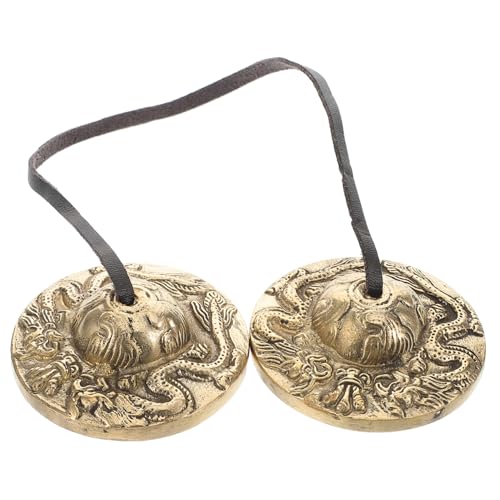 ERINGOGO Meditation Cymbals Mindfulness Brass Chimes Yoga Ritual Bells Healing Sound Bowls Unique Gong Bells
