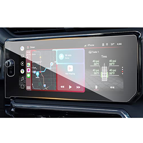 YEE PIN 2022 2023 2024 2025 GMC AT4 Screen Protector for 2025 GMC AT4 Sierra 1500 Accessories 2500HD/3500HD Denali AT4 AT4X 13.4'' Touch Screen 9H Tempered Glass