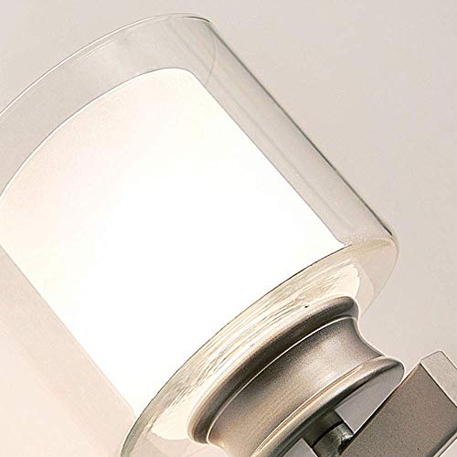 Applique murale chic en verre et LED au design architectural - 5
