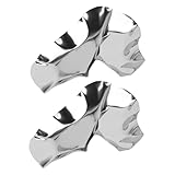 ULTECHNOVO 3 Series Plato De Ostras Platos Para Hornear Ostras Salsa Acero Inoxidable Planchas De Asar Sarten Parrilla Platos De Condimentos Bandejas De Condimentos Silver 4 Piezas X 3