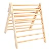 Opvouwbare Klimdriehoek Klimladder, Berkenhout Opvouwbare Indoor Klimrek Sportdriehoek voor Kinderen en Baby’s 70 X 70 X…