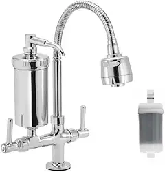 Torneira Cromada Com Filtro Para Cozinha, Torneira de Bancada Com Filtro