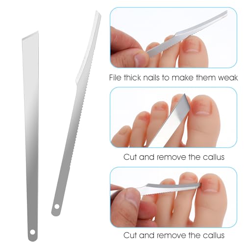 Wanmu Kit de remoção de unhas encravadas com 7 peças, lixa de unha encravada cirúrgica profissional