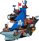 bateau pirate playmobil 6678 king jouet Chaque figurine de pirate est prête pour le combat, avec une épée amovible et un gilet d’armure