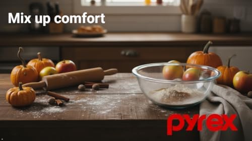 Pyrex 323 1.5qt Clear Glass Mixing Bowl - Made in USA - Thumbnail 2