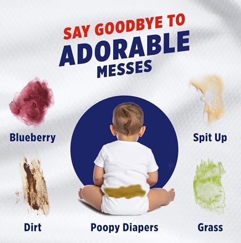 Image of OxiClean Max Force Laundry Stain Remover Spray, Newborn & Baby Essentials, Stain Treater, 12 fl oz, 3-Pack