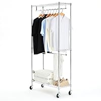 AmazonBasics ハンガーラック 2段 大容量181kg