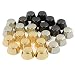 DGOL 30 Sets Metal Flat Head Stud Purse Feet Spike Screw Back Purse Luggage Foot Nails Rivets Bottom Brads Include 3 Color