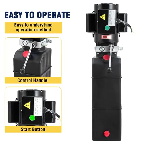 Litake Hydraulic Power Unit 220V 15 Quart Car Lift Hydraulic Pump Power Unit, Car Lift Single Phase, Hydraulic Pumps With 14L Plastic Tank thumb #3
