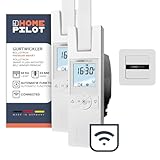 Home Pilot Rollladen Set: 2x RolloTron premium smart Gurtwickler + Wandtaster smart zur Fernbedienung des elektrischen Gurtwicklers