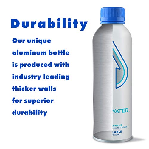 PATHWATER Still Purified Bottled Water, Made in Eco-Friendly Reusable Aluminum Bottles, BPA-Free, Recyclable Water Bottles Can be Reused for Months, 25 FL OZ (Pack of 9) - Thumbnail 5