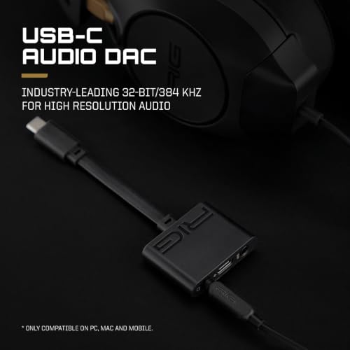 RIG R5 Spear MAX HD Wired PC Gaming Headset - 40mm GrapheneQ™ Drivers, USB-C Audio DAC, Dolby Atmos 3D Audio, Detachable Noise-Cancelling Mic, Memory Foam Cushions - Works with Xbox, PS5, PS4, 3.5mm by RIG - Used condition - Image 4
