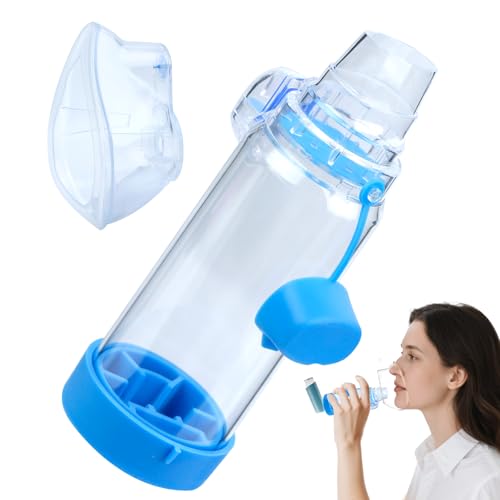 Inhaler Spacer for Adults Spacer for Inhaler with Silicone Mask FSA/HSA