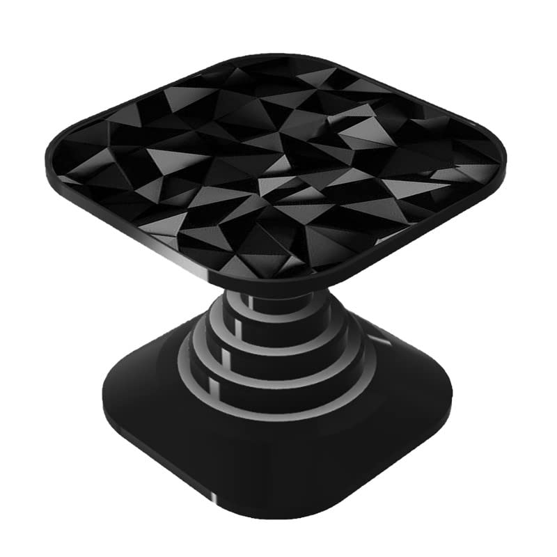 MIVIKART 360 Degree Rotating Mobile Holder Grip & Stand for Phones, Tablets, Finger Selfie Holder Matte Finish Socket Expanding Square Mobile Socket Grips for Smartphones Black Cube [W1W06] (B0BNC67DV4) Amazon Price History, Amazon Price Tracker