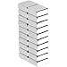 Anpro Magnete 20 Stück, Neodym Magnete für Kühlschrank, Glas Magnetboards, Magnettafeln (10 x 10 x 4 mm)