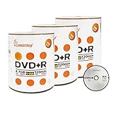 Smart Buy 300 Pack DVD+R 4.7gb 16x Logo Blank Data Video Movie Recordable Disc, 300 Disc 300pk
