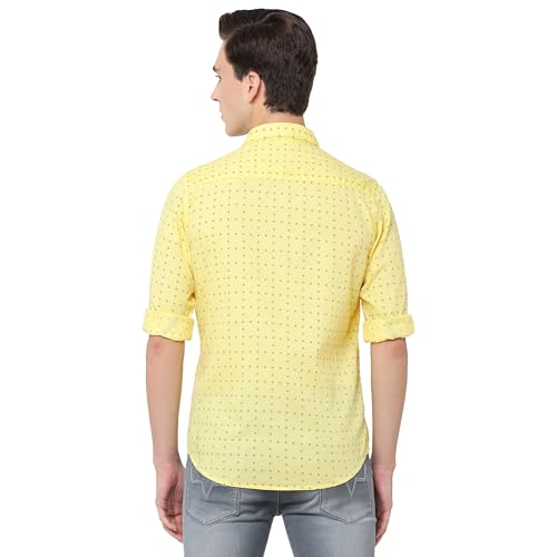 Image of Pepe Jeans Men's Casual Shirt | Trendy Printed Shirt for Men| Regular Fit | Full Sleeve | Available in Plus Size, Cotton