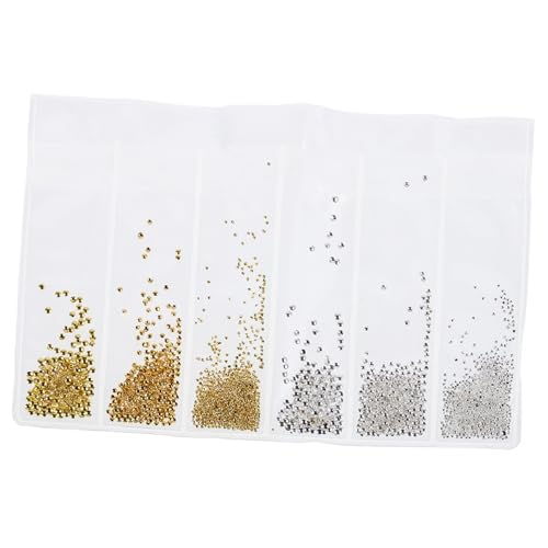 FRCOLOR Diy Nail Studs Ornaments 6 Pack Small Nail Rivets Manicure Charms Decor