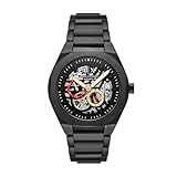 Armani Exchange A|X Sync Automatic Watch for Men, Black Stainless Steel Watch